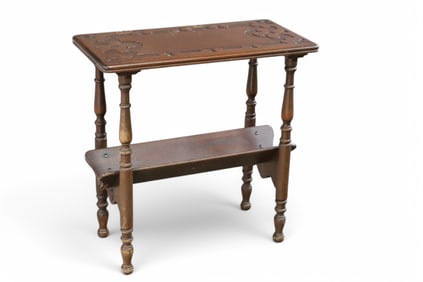 1920'S SPANISH STYLE BOOK RACK