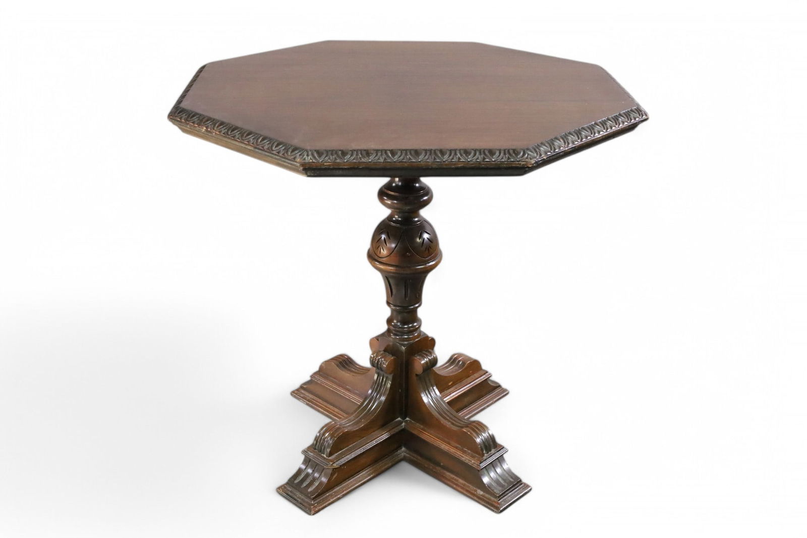 1920'S SPANISH STYLE OCTAGON LAMP TABLE (1 of 4)