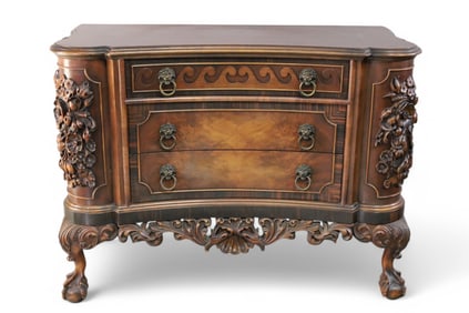 1920'S HIGHLY CARVED BAROQUE SERVER