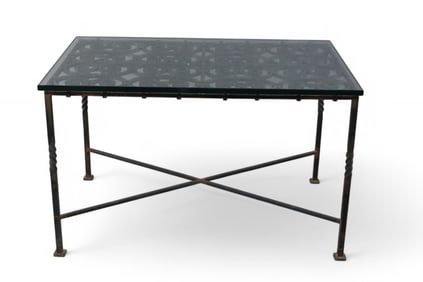 DECORATIVE IRON SPANISH STYLE TABLE