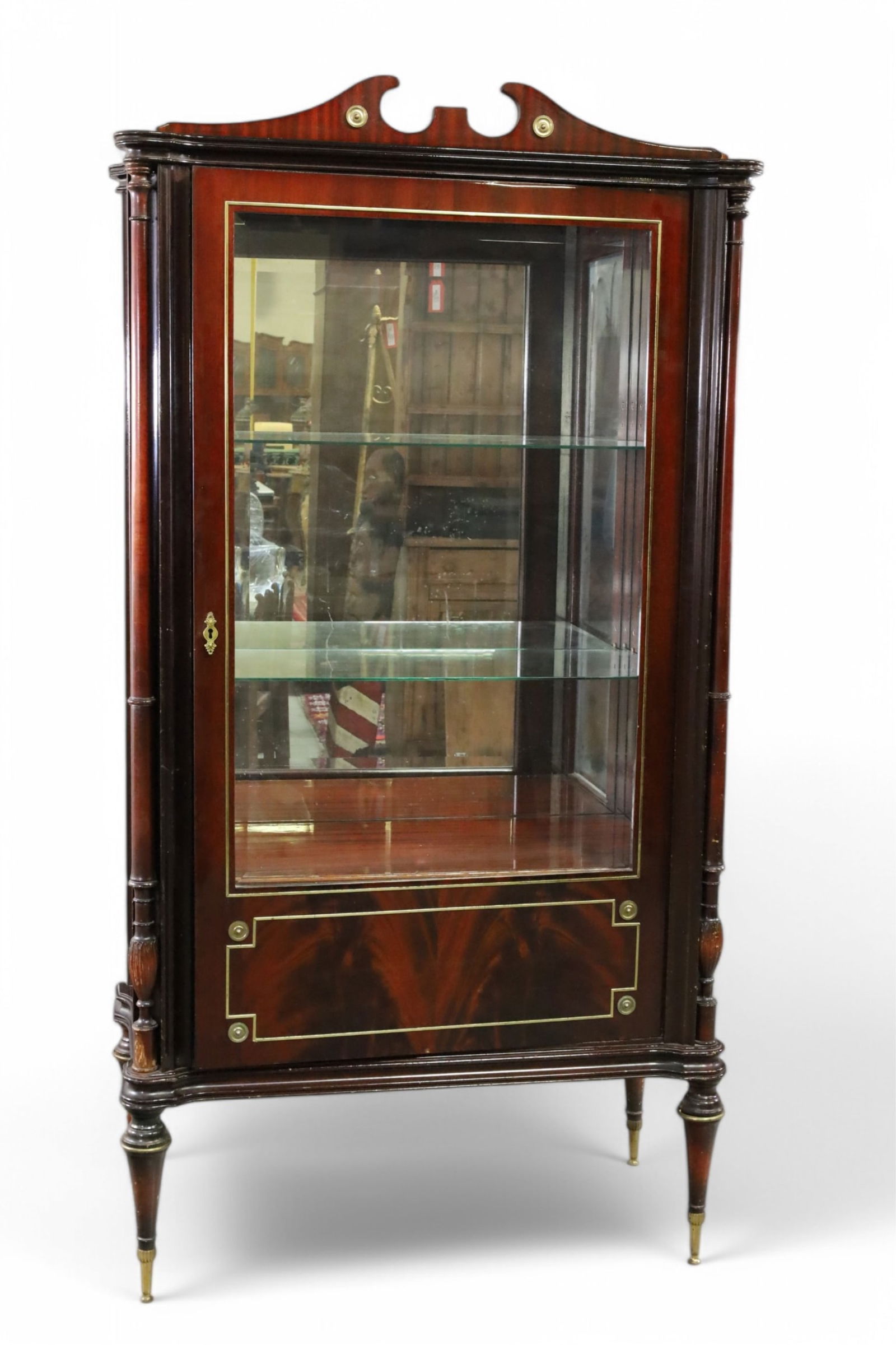 FRENCH EMPIRE CURIO CABINET (1 of 5)