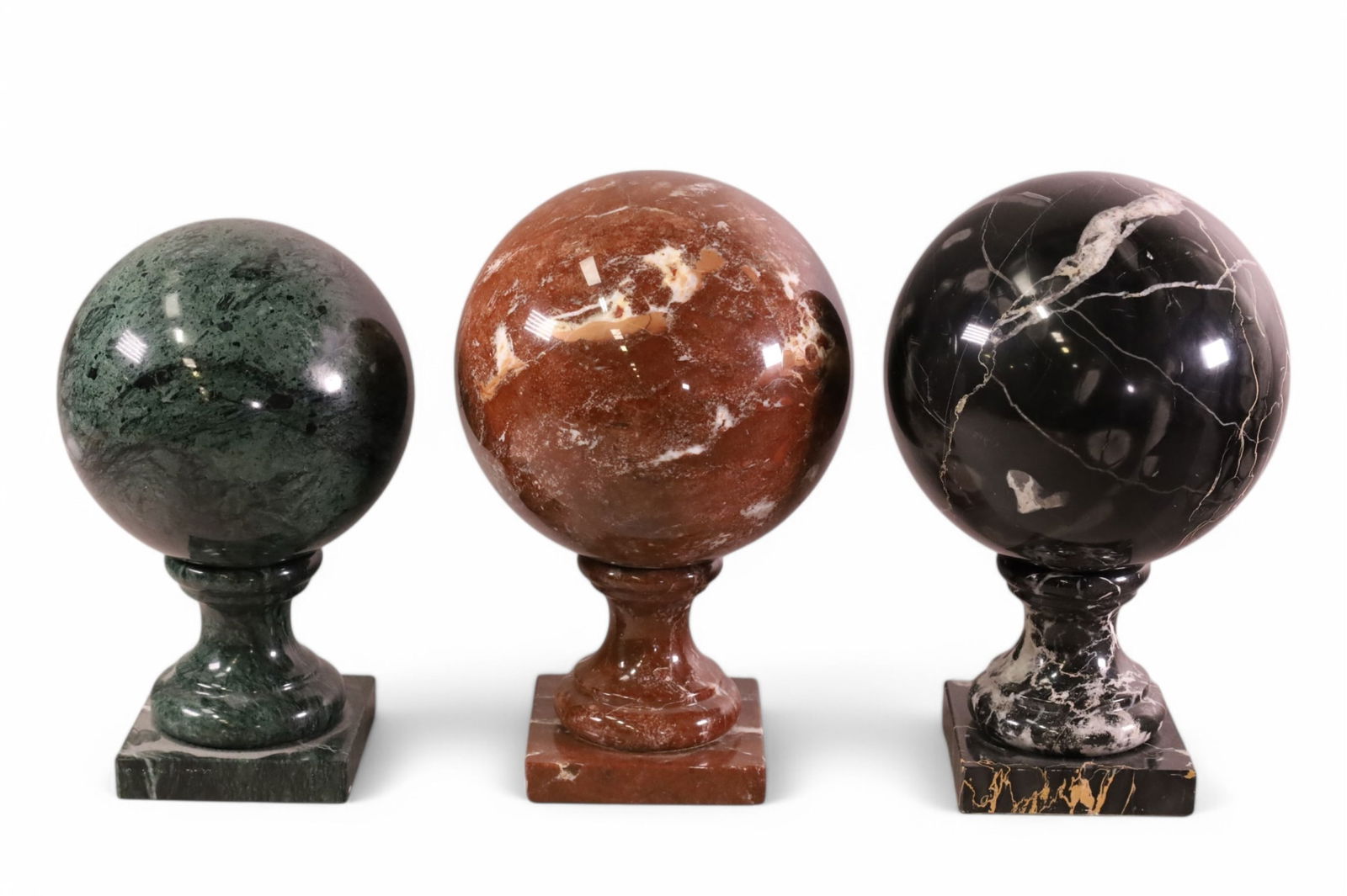 3 MARBLE SPHERES (1 of 4)