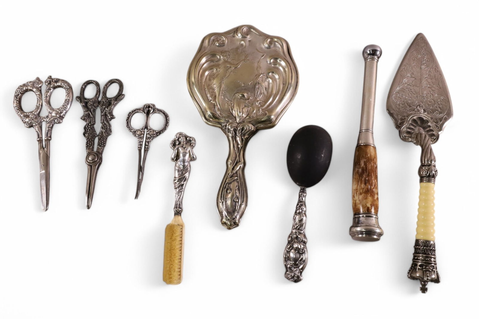 STERLING & SILVERPLATED TABLE ITEMS (1 of 6)