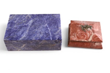 2 STONE DRESSER BOXES