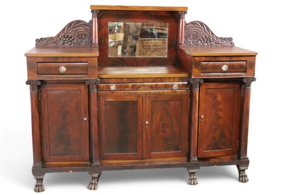 EMPIRE CLAW FOOT BUFFET