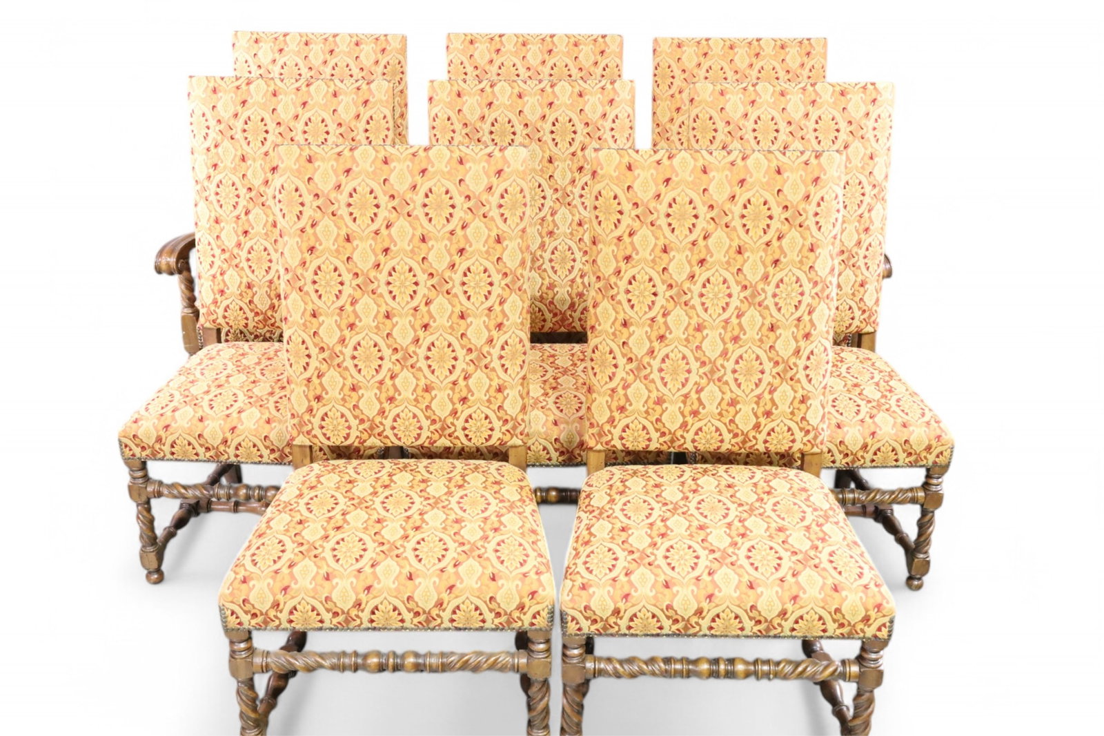 SET OF 8 TALL BACK DINING CHAIRS (1 of 4)