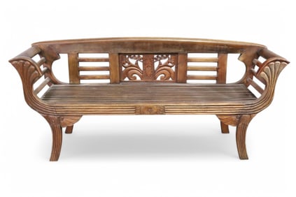 HIGHLY CARVED BENCH