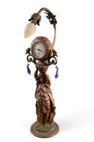 ART NOUVEAU FIGURAL TABLE LAMP