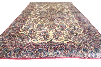 APPROX. 11' 10" x 20' ROOM SIZE PERSIAN WOOL RUG
