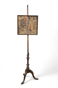 VICTORIAN POLE SCREEN