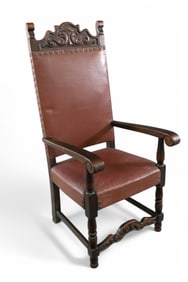 1920'S TALL BACK HALL CHAIR