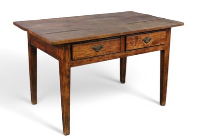 19TH CENTURY PINE WORK TABLE
