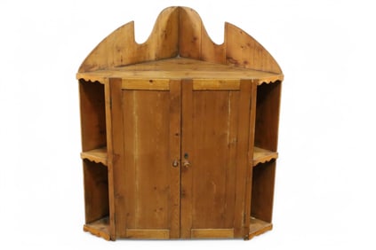 PRIMITIVE CORNER CABINET