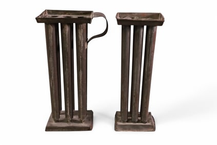 2 ANTIQUE CANDLE MOLDS