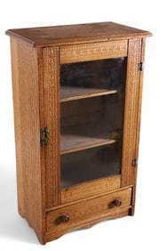 ANTIQUE DOLL CABINET