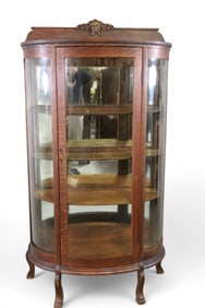 1900'S AM. OAK CHINA CABINET