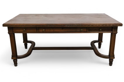 3 DRAWER LIBRARY TABLE