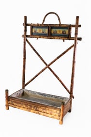 VICTORIAN BAMBOO PLANTER