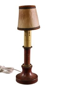 TOLE PAINTED LAMP