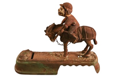 CAST IRON MECHANICAL MULE BANK