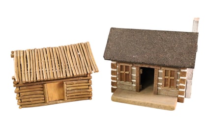 2 FOLK ART BOXES