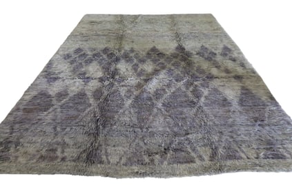 APPROX 12' 2" x 9' MID CENTURY MODERN STYLE RUG