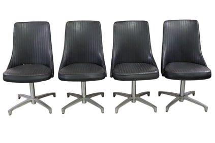 SET OF 4 CHROMECRAFT CHAIRS