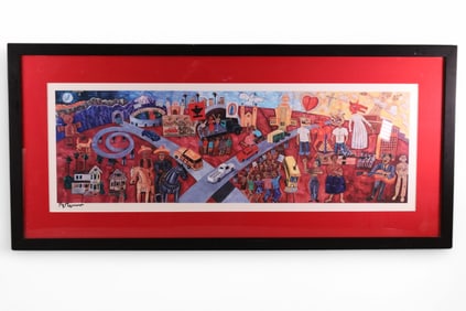 FRANK ROMERO FRAMED SILKSCREEN