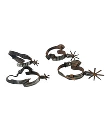 2 PAIRS OF MEXICAN SPURS