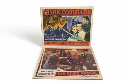 2 JOHN WAYNE LOBBY CARDS