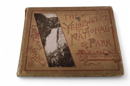 1887 YELLOWSTONE NATIONAL PARK PHOTOBOOK
