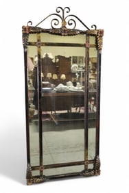 1920'S SPANISH IRON WALL MIRROR