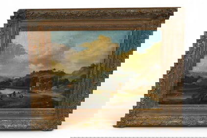 ANTIQUE EUROPEAN OIL PAINTING