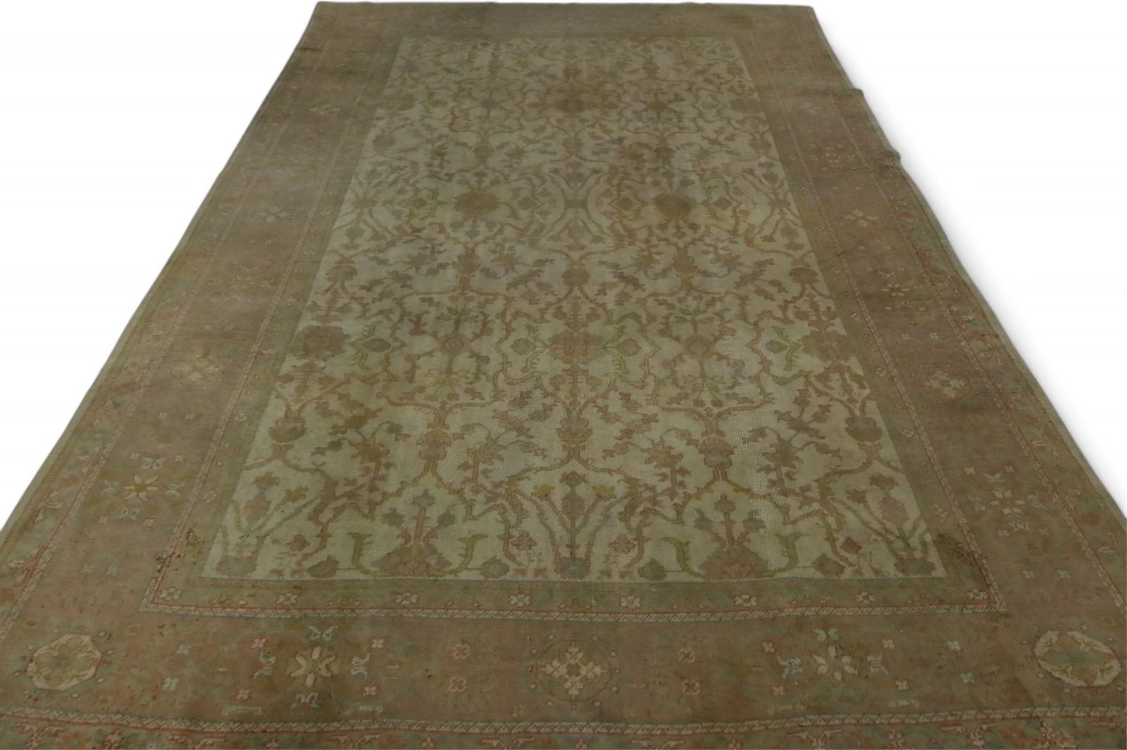 APPROX 11' 9" x 8' HANDMADE WOOL RUG (1 of 4)