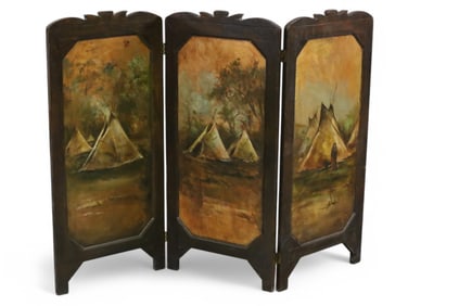 3 PANEL FIRE SCREEN