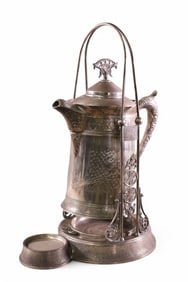 SILVERPLATED TIPPING KETTLE