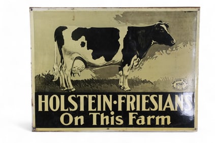 HOLSTEIN-FRIESIANS METAL SIGN (TAC)