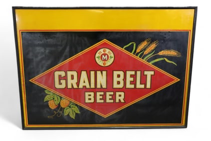 GRAIN BELT BEER METAL SIGN (TAC)