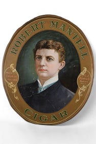 ROBERT MANTELL CIGAR METAL SIGN (TAC)