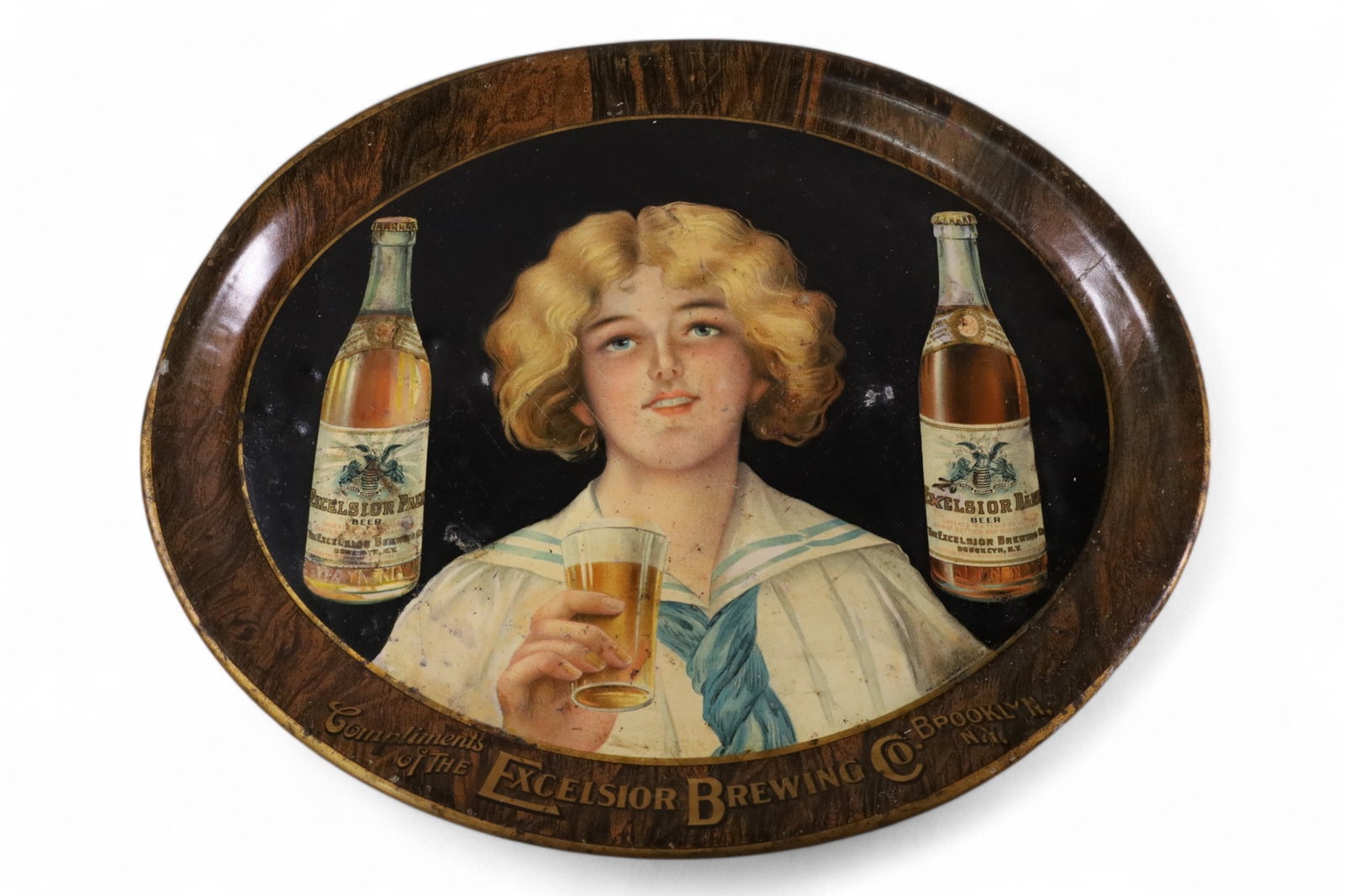 EXCELSIOR BREWING CO. METAL TRAY (TAC) (1 of 5)