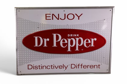 ENJOY DRINK DR. PEPPER METAL SIGN (TAC)