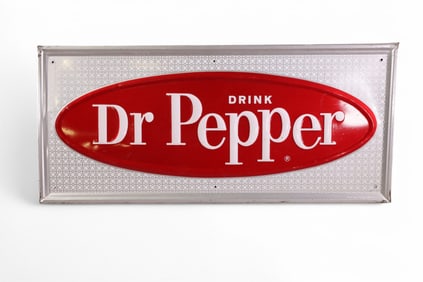 DRINK DR. PEPPER METAL SIGN (TAC)