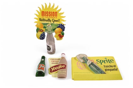 BOX LOT OF SODA ITEMS