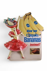CHIQUITA BANANAS PLASTIC-FORM SIGN (TAC)