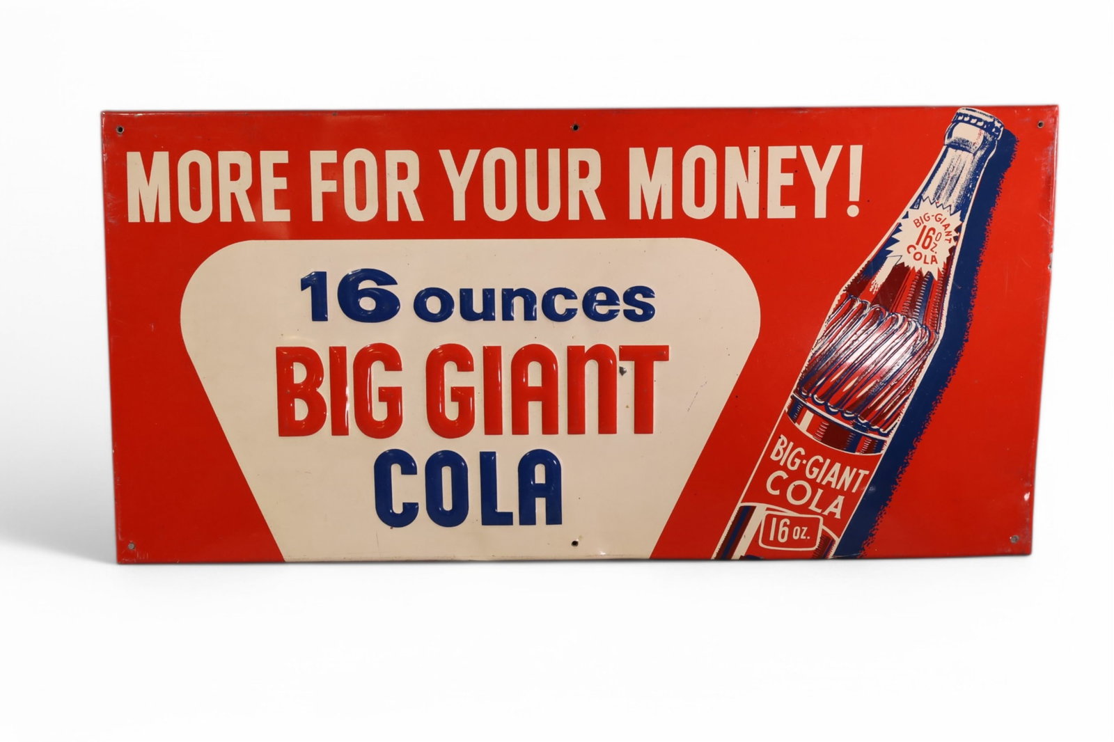BIG GIANT COLA W/ BOTTLE LOGO METAL SIGN (TAC) (1 of 3)