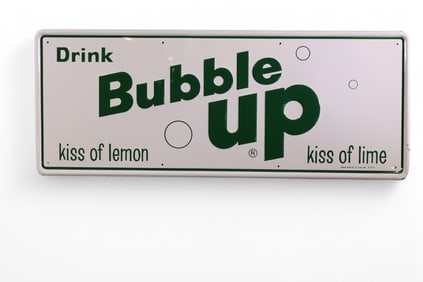 DRINK BUBBLE UP METAL SIGN (TAC)