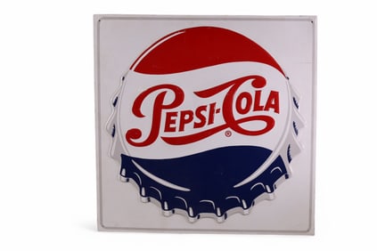 PEPSI-COLA BOTTLE CAP LOGO METAL (TAC)