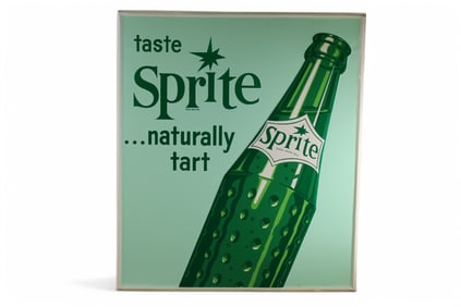 TASTE SPRITE W/ BOTTLE METAL SIGN (TAC)