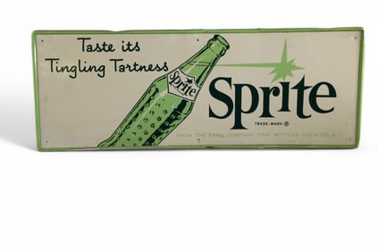 SPRITE W/ BOTTLE METAL SIGN (TAC)