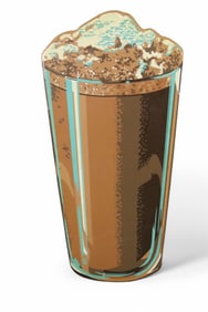 LARGE COCA-COLA MILKSHAKE METAL SIGN (TAC)